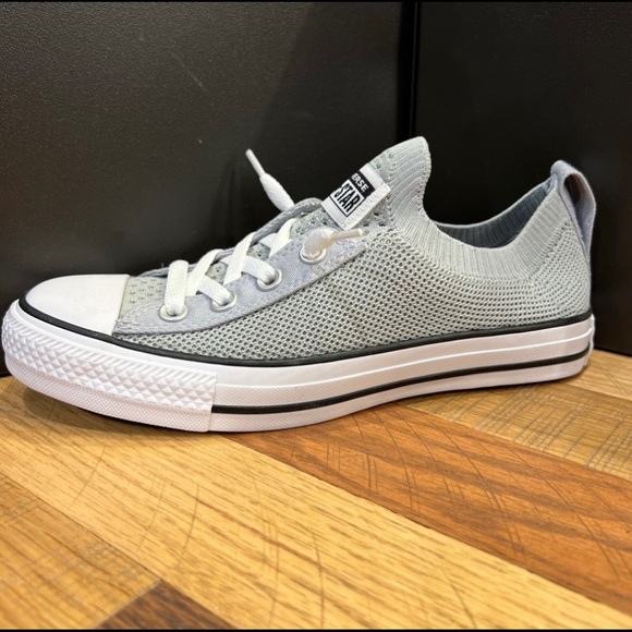 New Converse CTAS Shoreline Grey Sneakers SlipOn - Picture 3 of 4